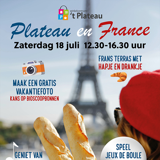 Zaterdag 18 juli: Plateau en France